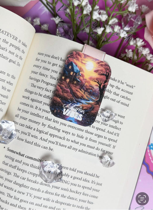 Magnetic Bookmark, Fall, September, Autumn