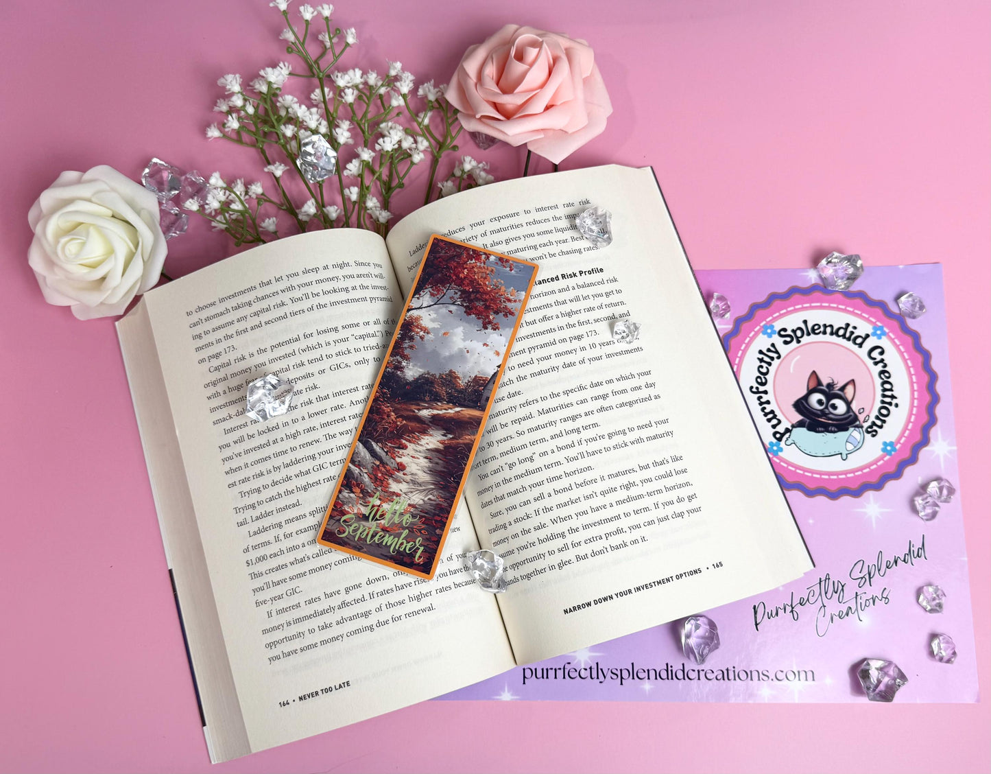 Bookmark, Fall, September, Autumn