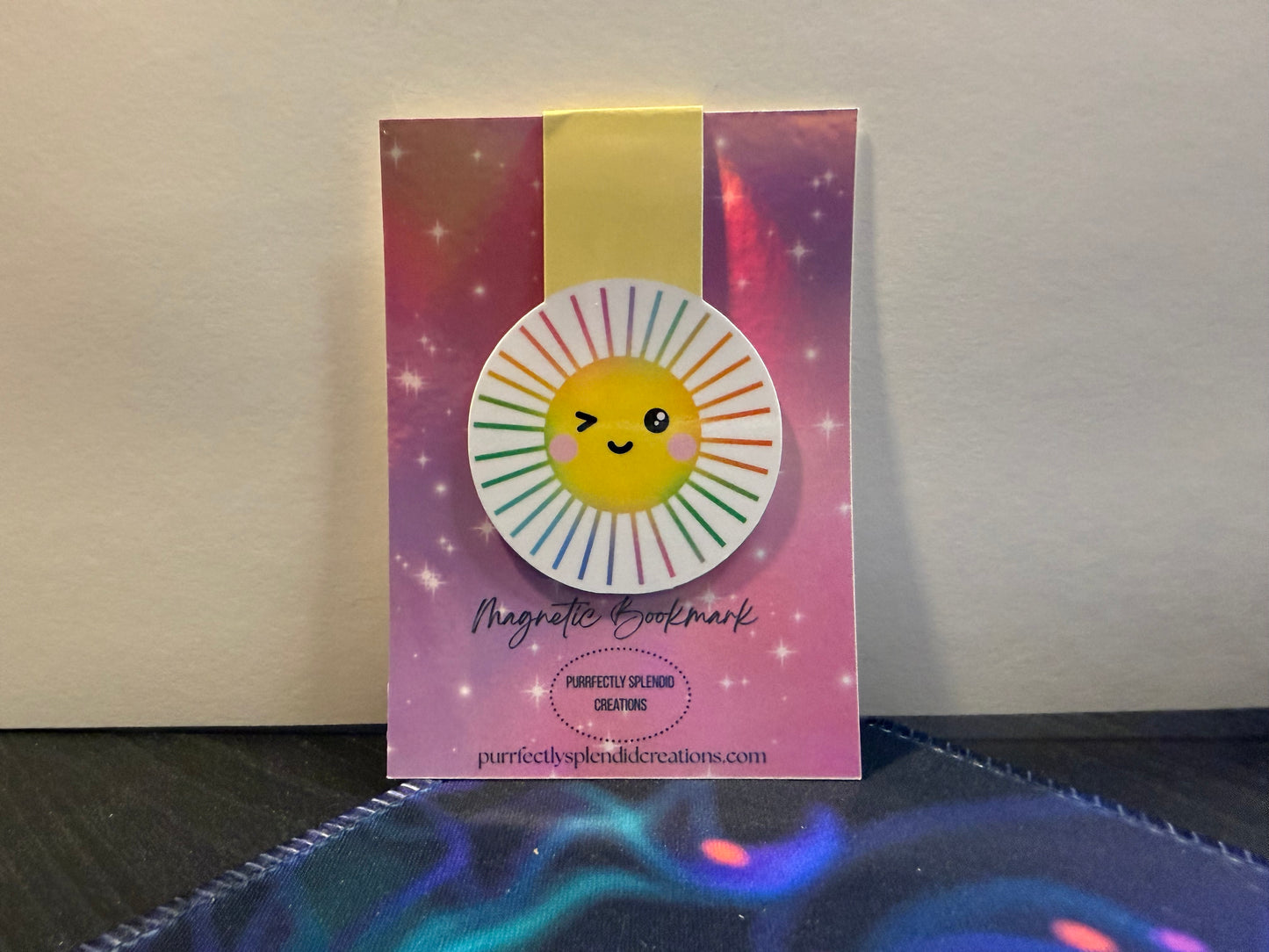 Beaming Ray of Sunshine Magnetic Bookmark