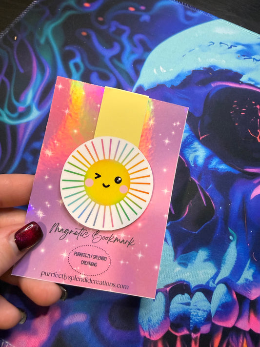 Beaming Ray of Sunshine Magnetic Bookmark