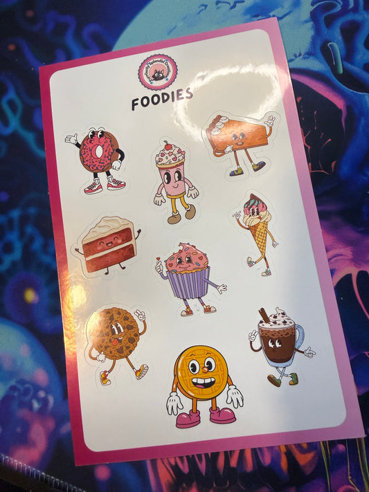 Foodies - Dessert Sticker Sheet (5.5x8.5")