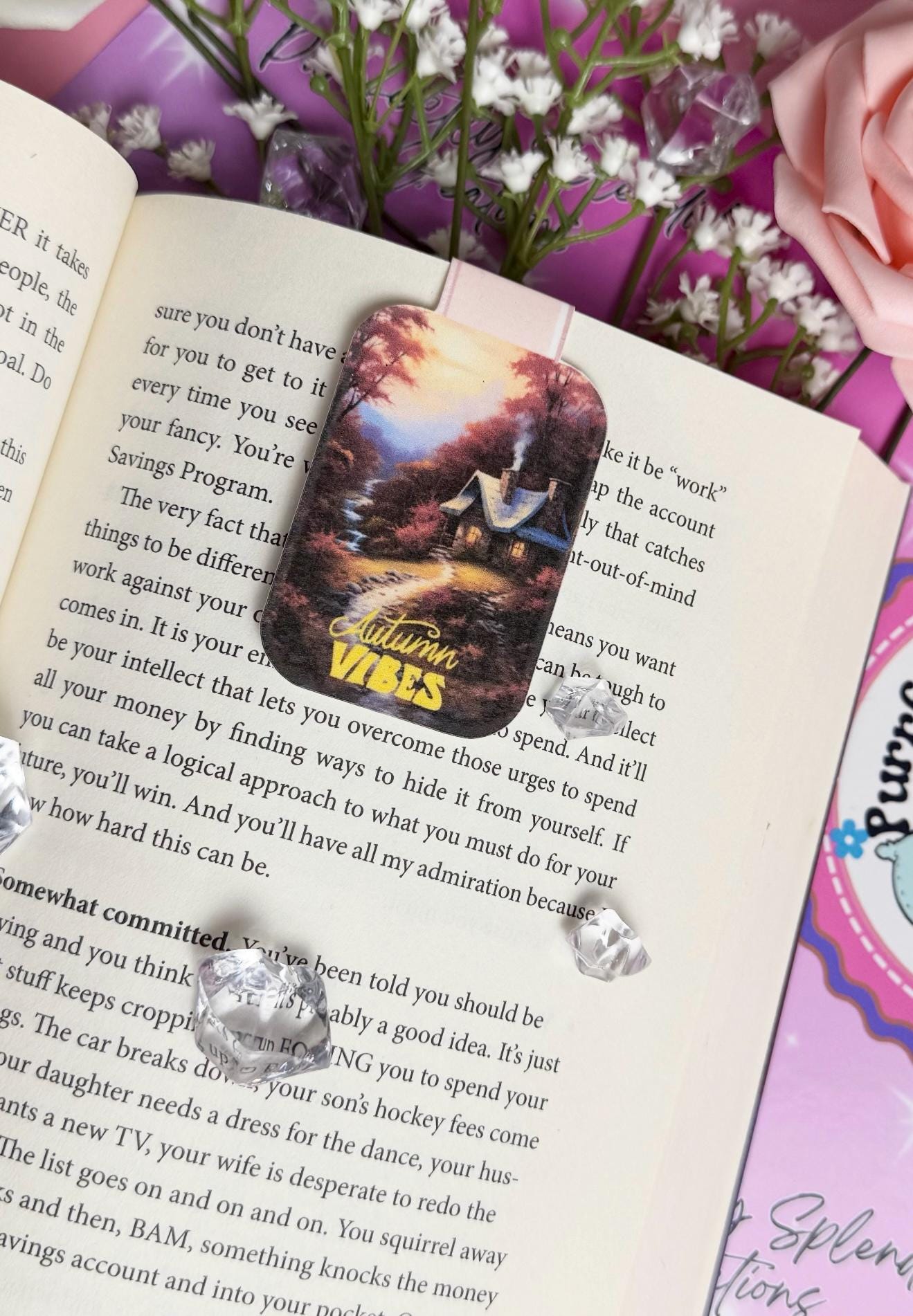 Magnetic Bookmark, Fall, September, Autumn