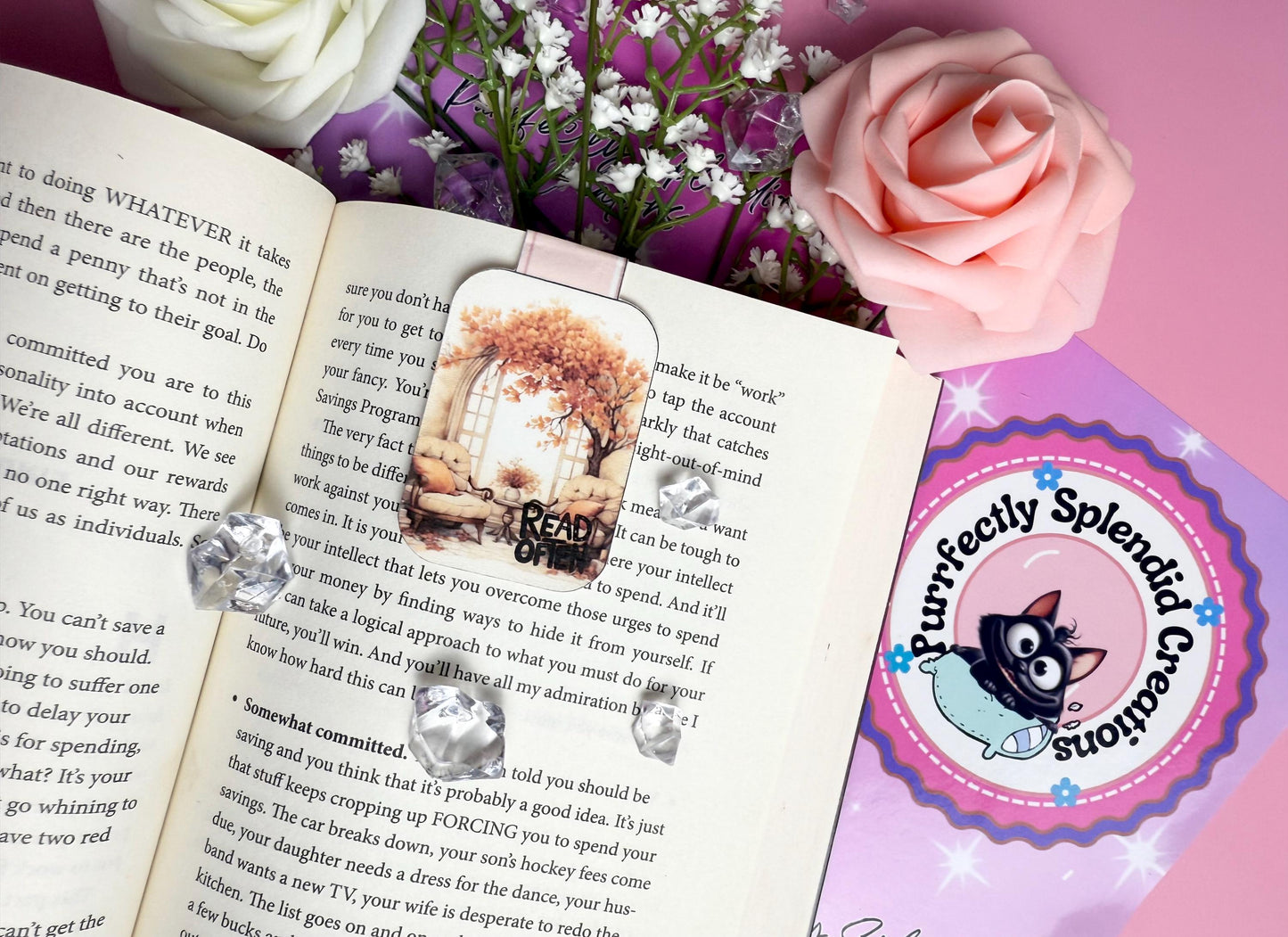 Magnetic Bookmark, Fall, September, Autumn