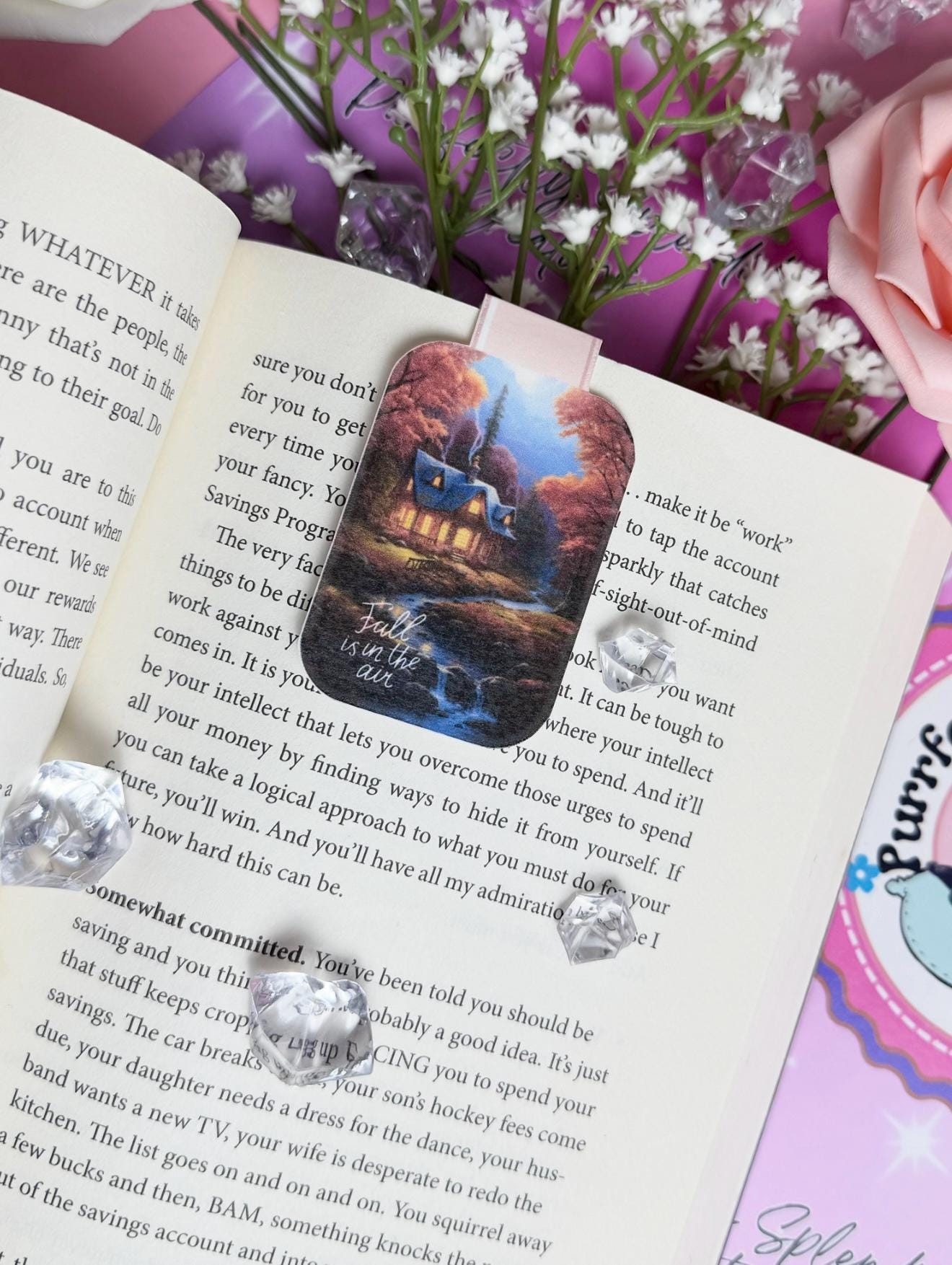 Magnetic Bookmark, Fall, September, Autumn
