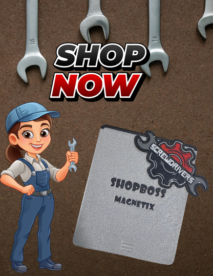 ShopBoss Magnetix Tool Box Magnet Label Organizers