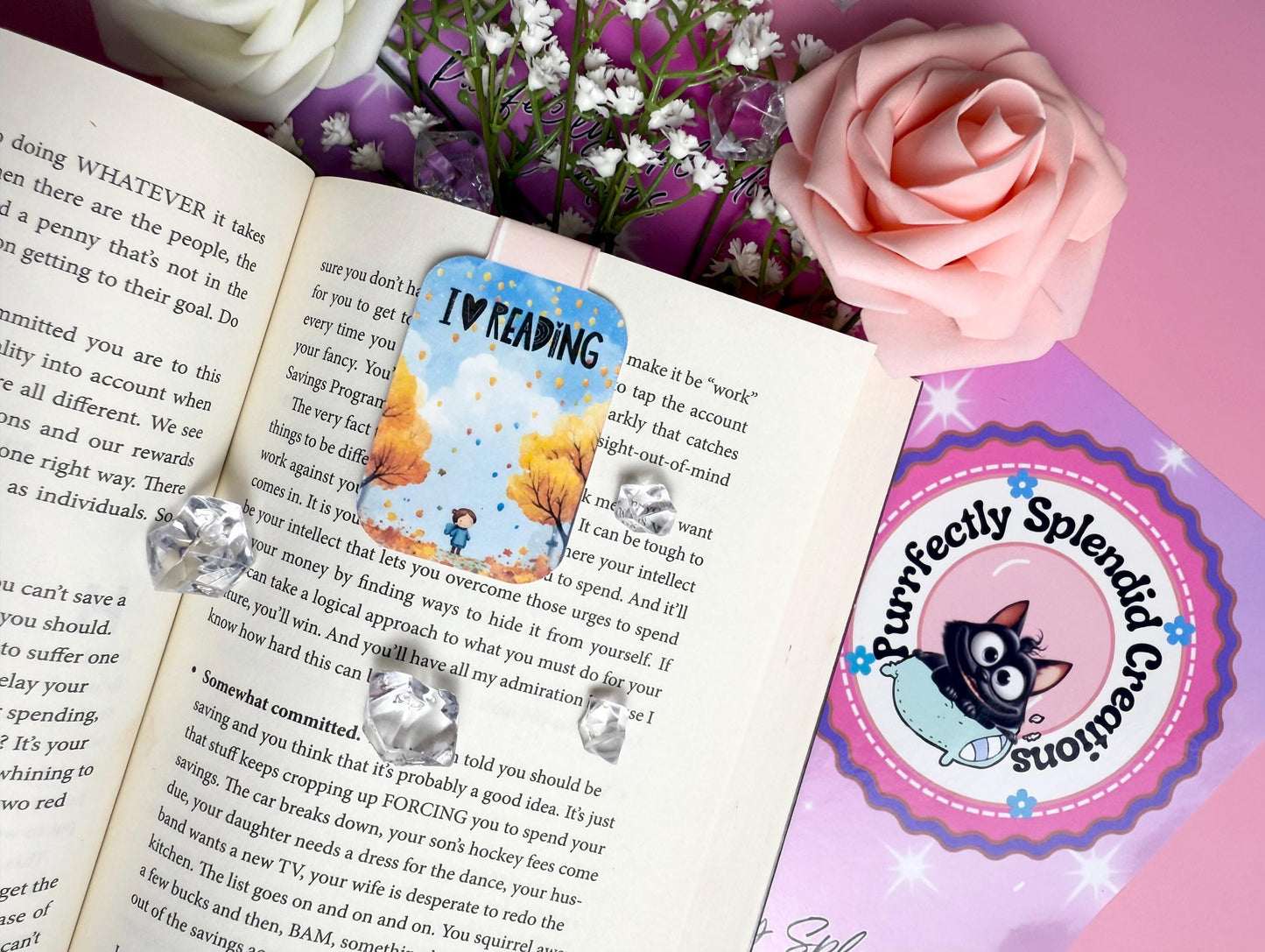 Magnetic Bookmark, Fall, September, Autumn
