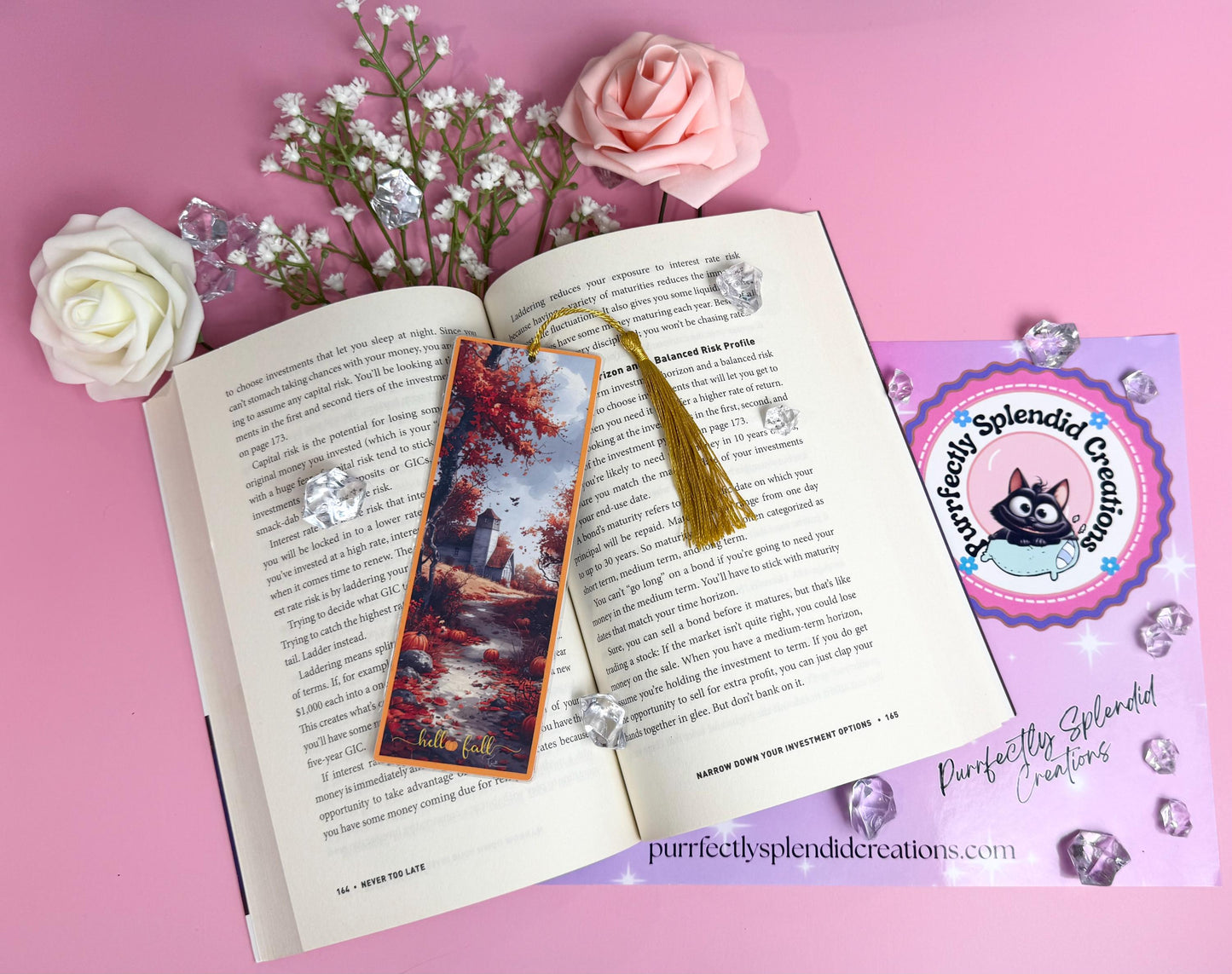 Bookmark, Fall, September, Autumn
