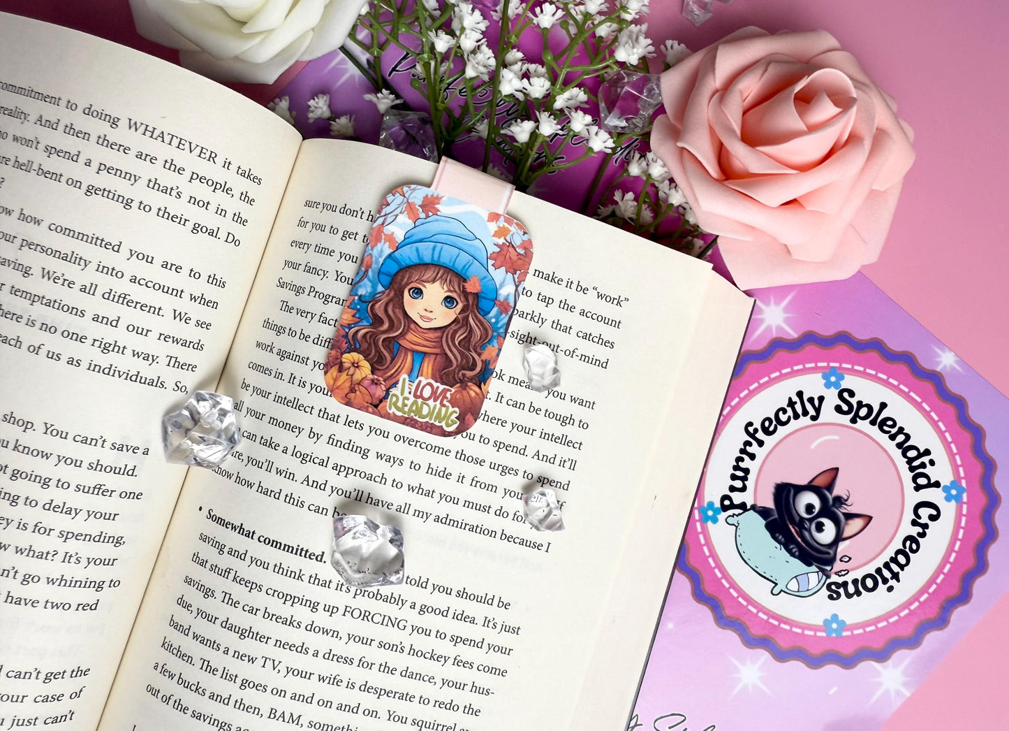 Magnetic Bookmark, Fall, September, Autumn