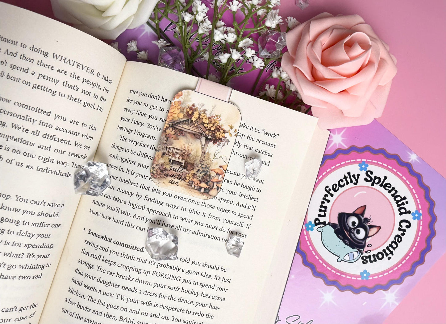 Magnetic Bookmark, Fall, September, Autumn
