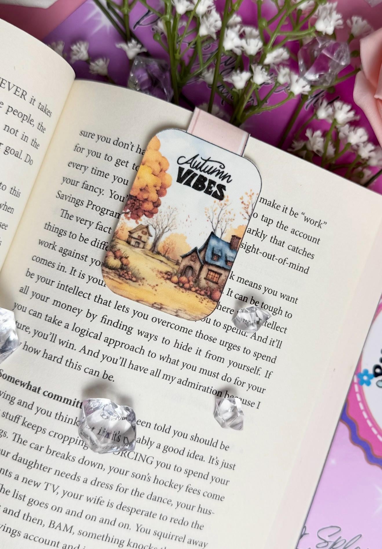 Magnetic Bookmark, Fall, September, Autumn