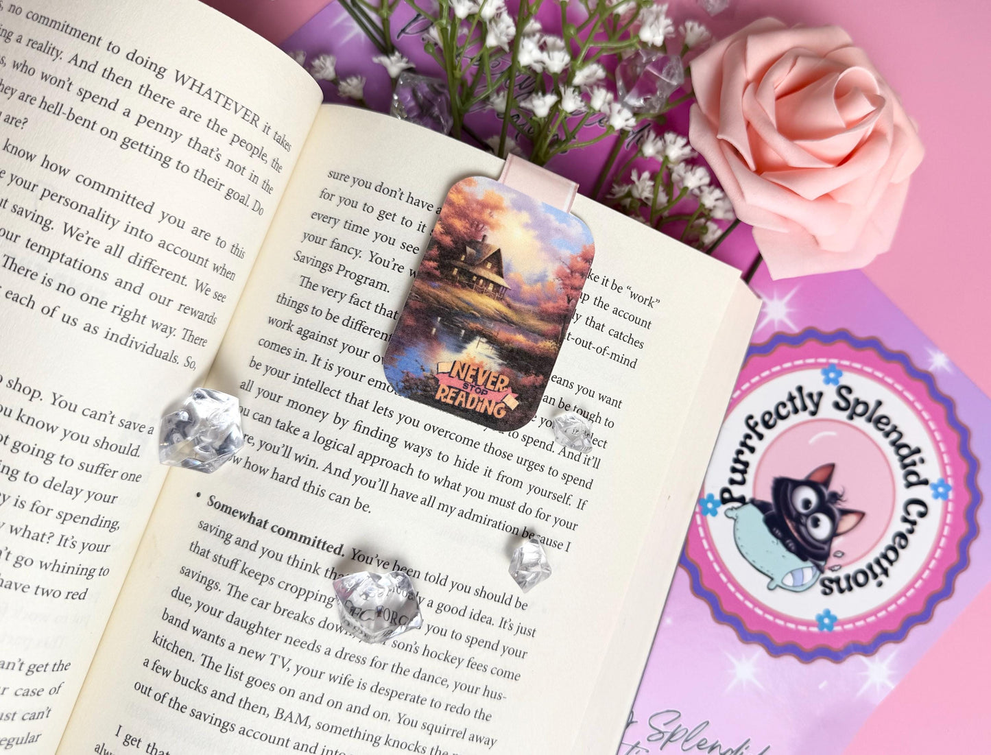 Magnetic Bookmark, Fall, September, Autumn