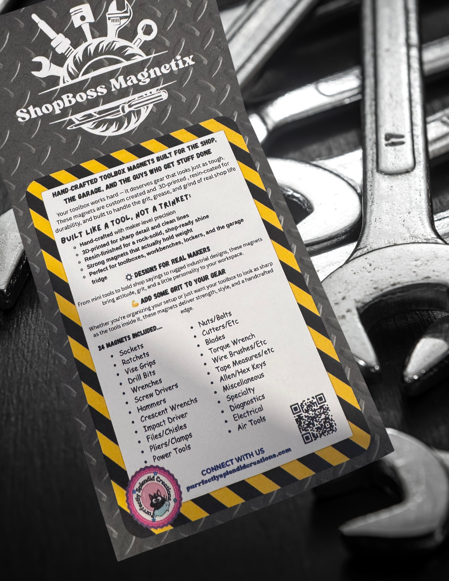 ShopBoss Magnetix Tool Box Magnet Label Organizers
