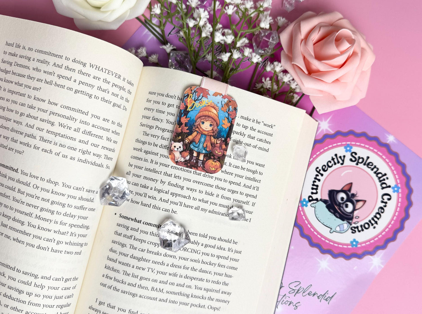 Magnetic Bookmark, Fall, September, Autumn