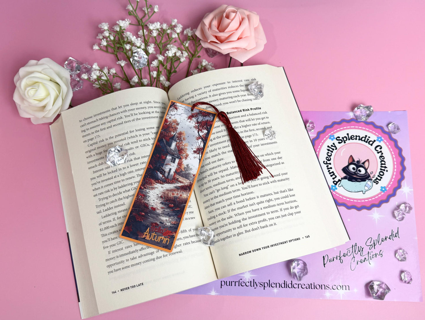 Bookmark, Fall, September, Autumn