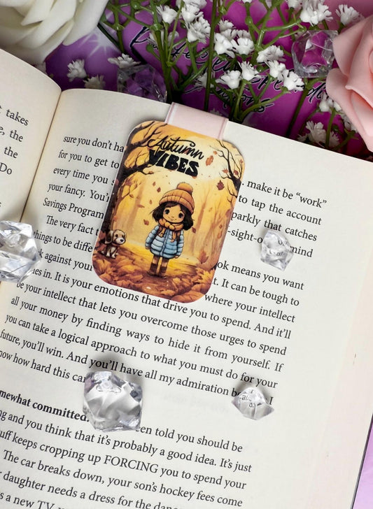 Magnetic Bookmark, Fall, September, Autumn