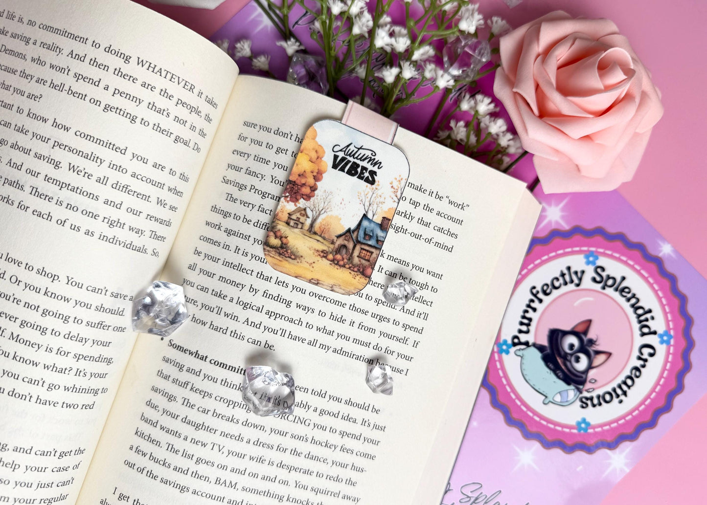 Magnetic Bookmark, Fall, September, Autumn