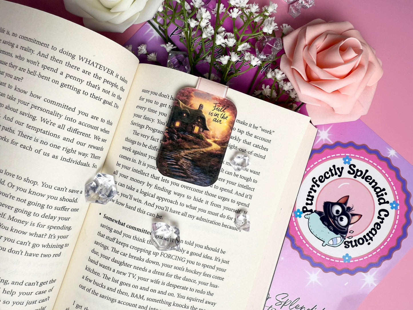 Magnetic Bookmark, Fall, September, Autumn