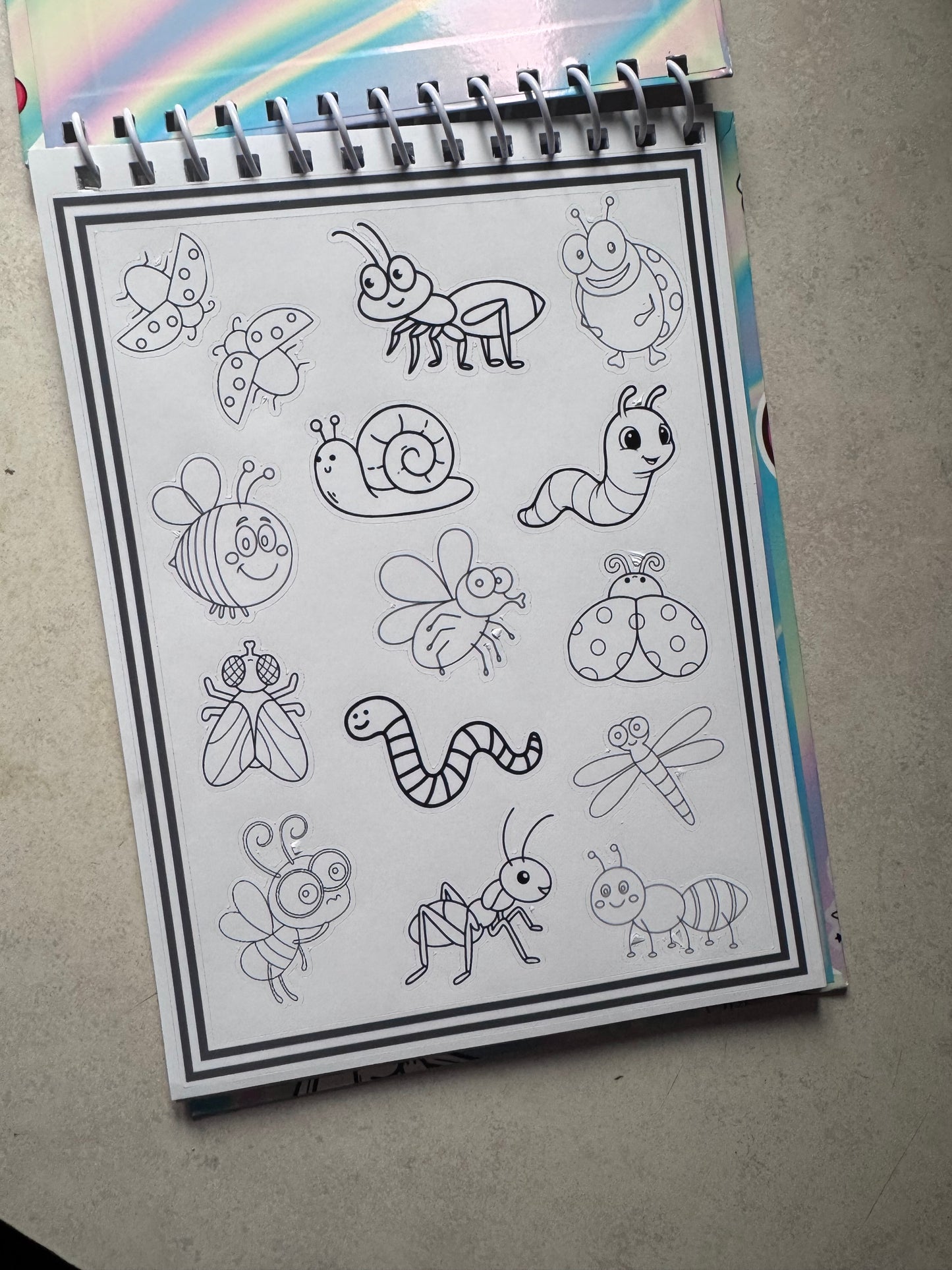 Purrfectly Splendid's Color-Your-Own Sticker Book