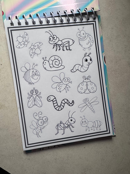 Purrfectly Splendid's Color-Your-Own Sticker Book