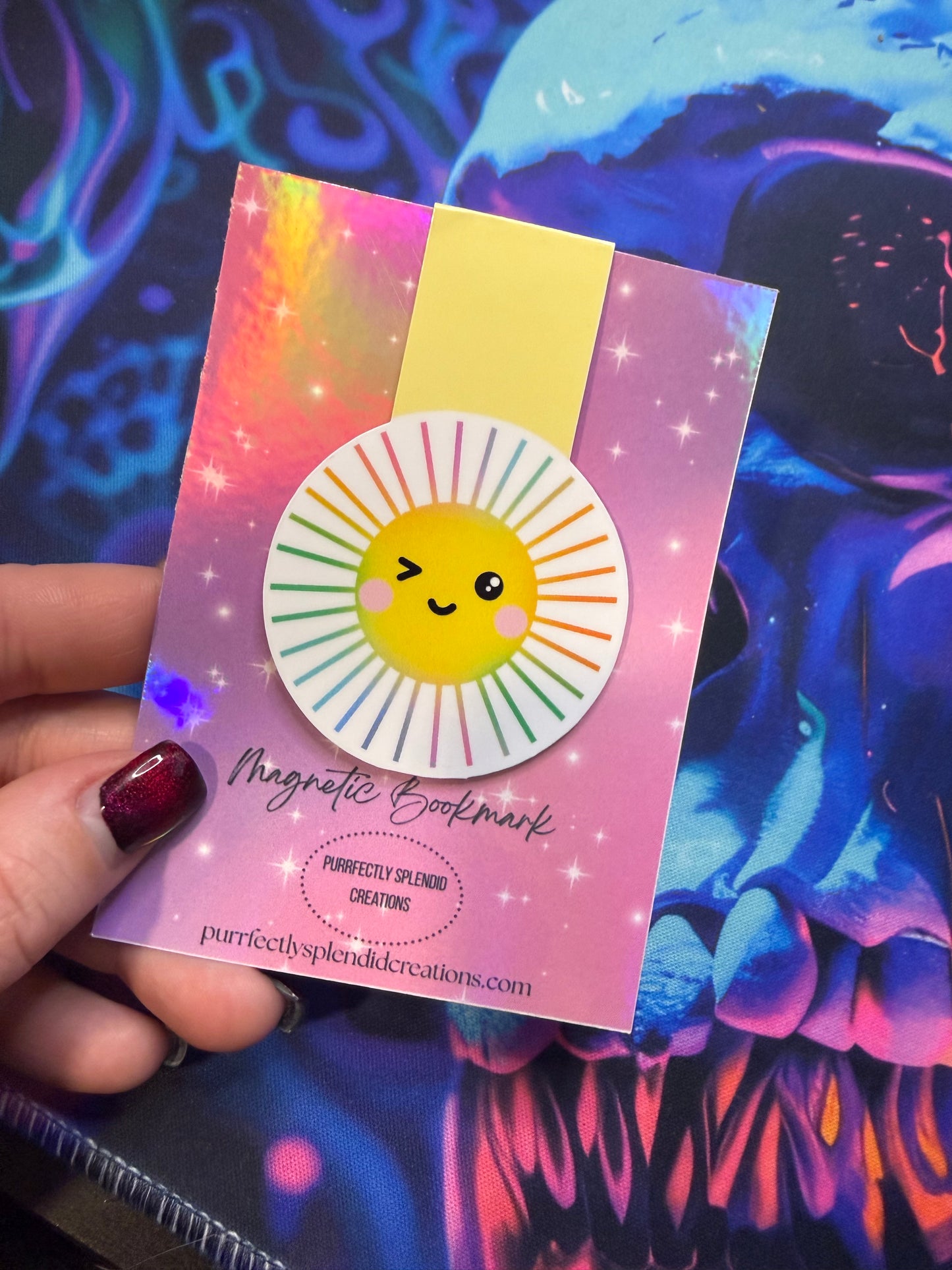 Beaming Ray of Sunshine Magnetic Bookmark