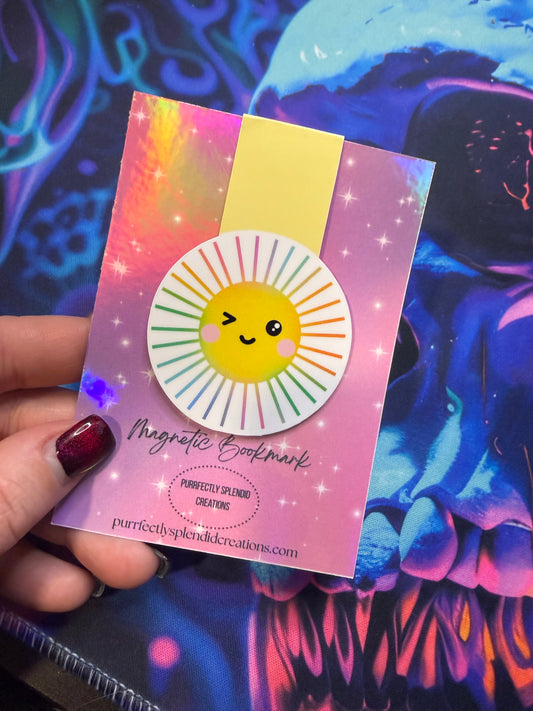 Beaming Ray of Sunshine Magnetic Bookmark