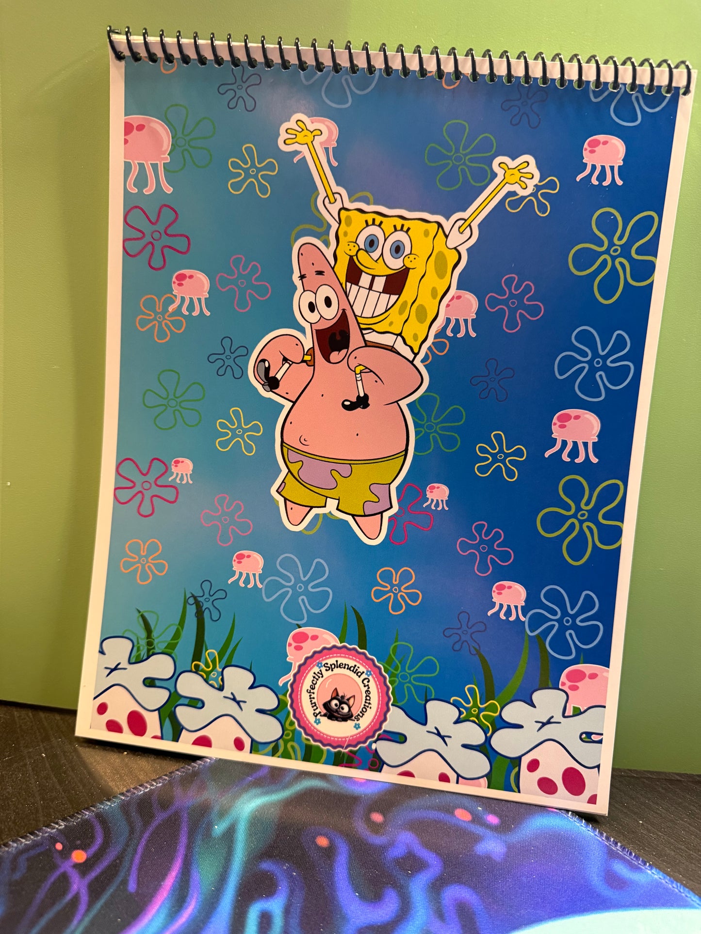 2026 Under the Sea Spongy Themed Portrait Calendar