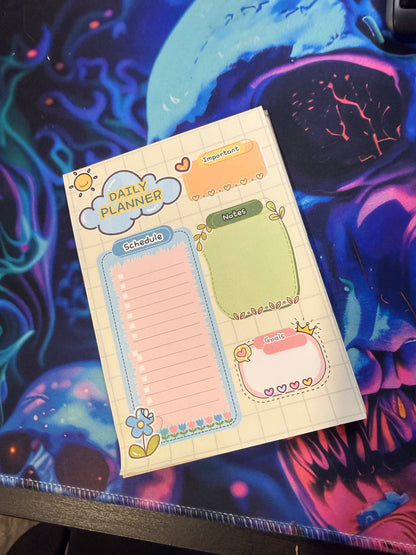 Daily Planner Notepad (4.5x6")