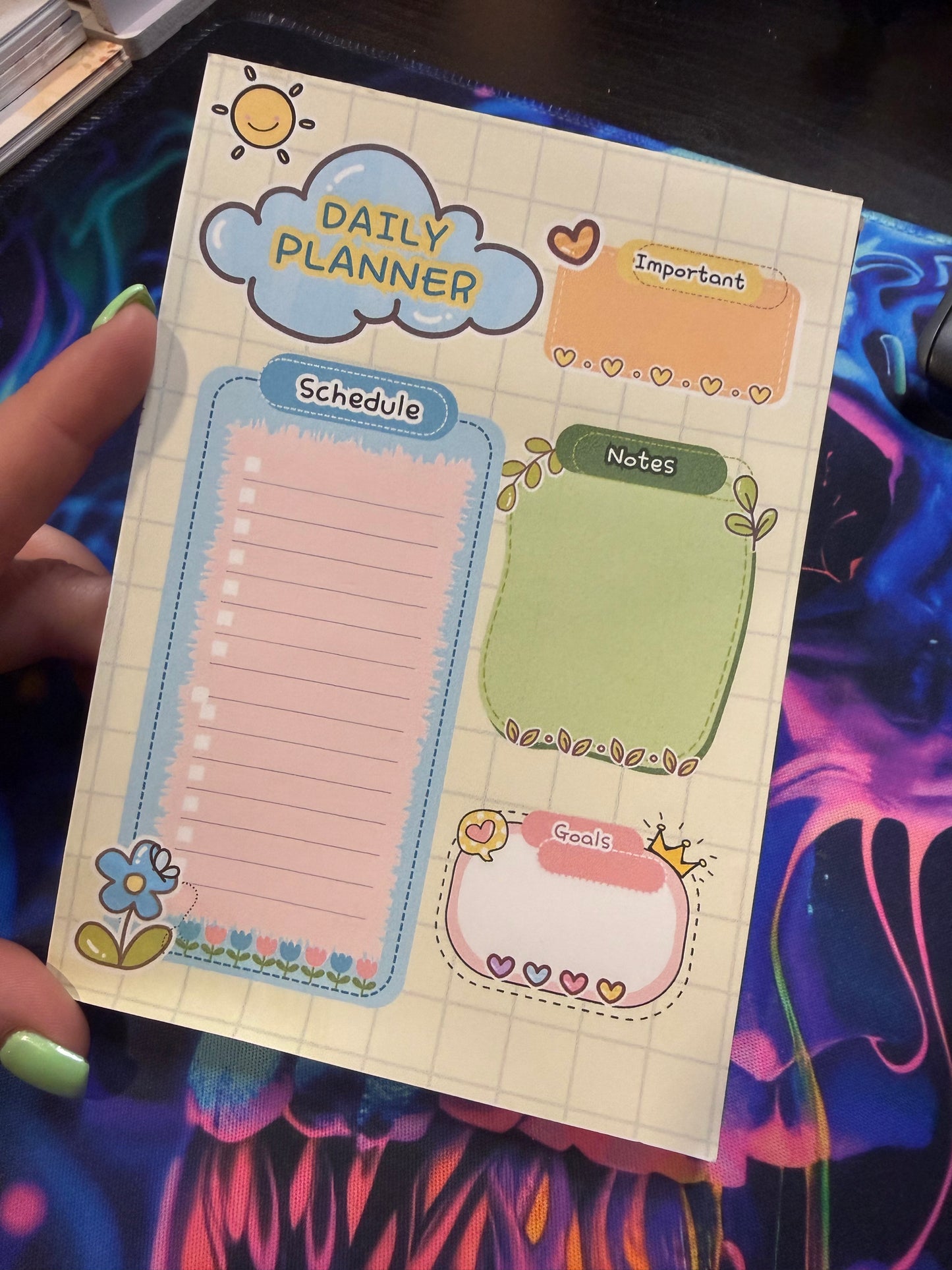 Daily Planner Notepad (4.5x6")