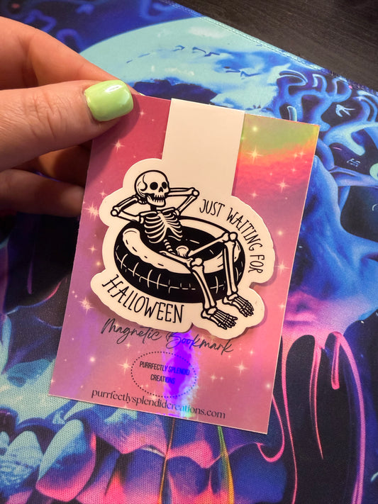"Just Waiting For Halloween" Magnetic Bookmark