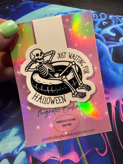 "Just Waiting For Halloween" Magnetic Bookmark