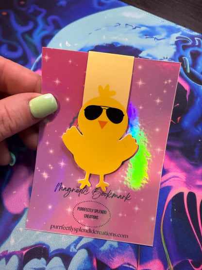 Chillin' Chicken Magnetic Bookmark