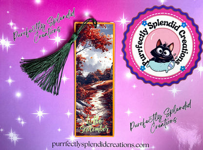 Bookmark, Fall, September, Autumn