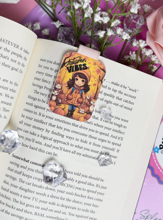 Magnetic Bookmark, Fall, September, Autumn
