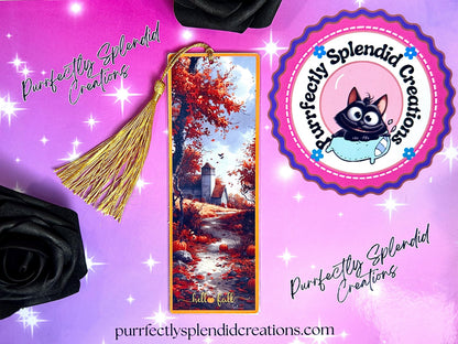 Bookmark, Fall, September, Autumn