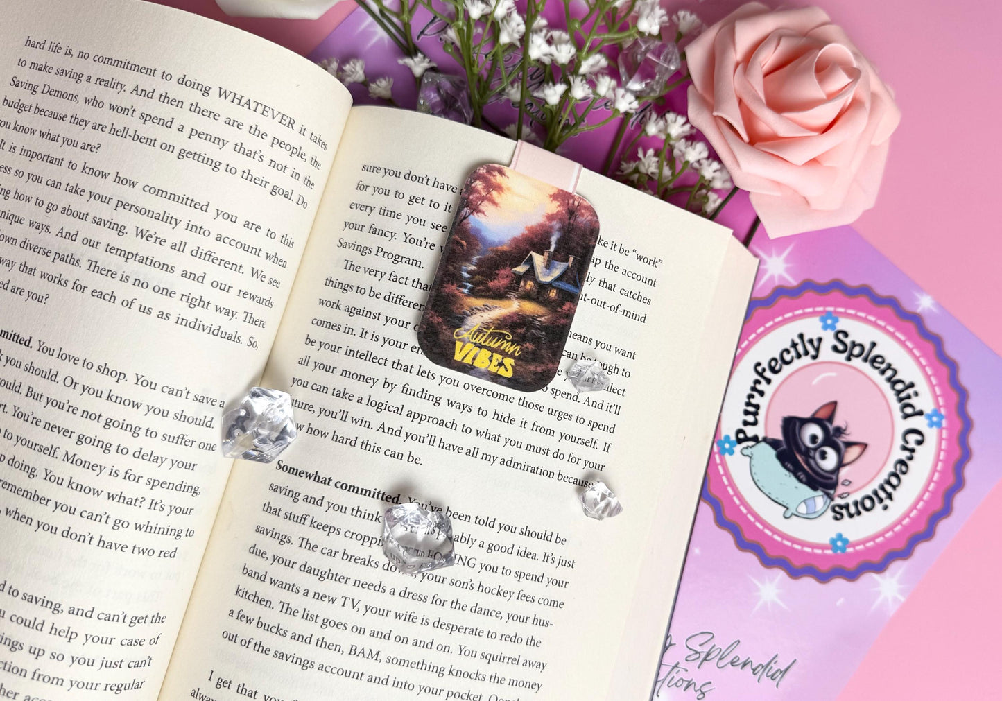 Magnetic Bookmark, Fall, September, Autumn