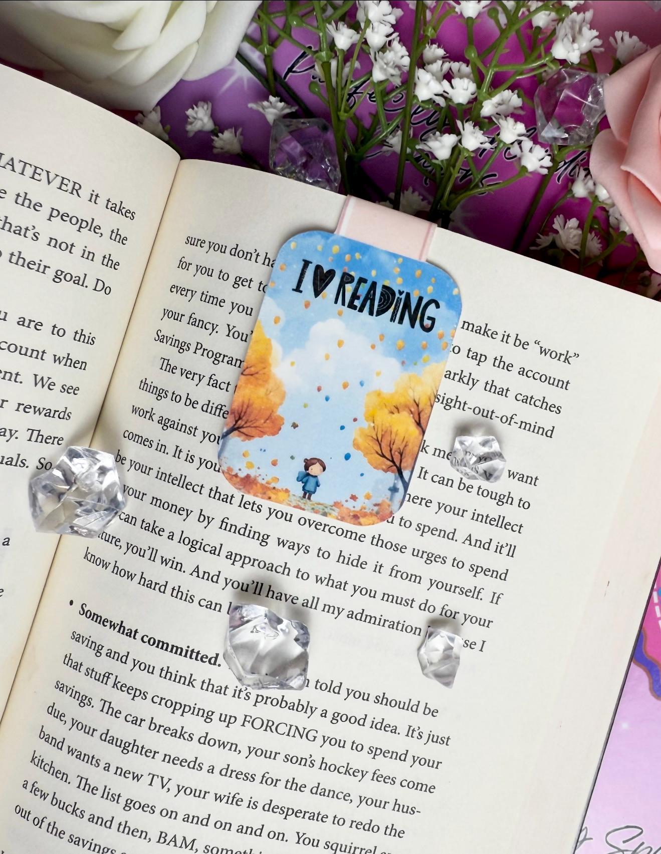 Magnetic Bookmark, Fall, September, Autumn