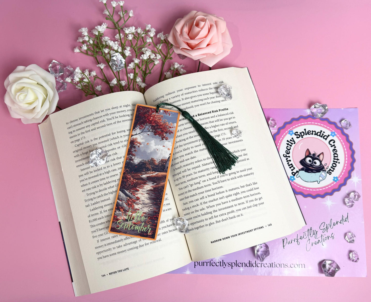Bookmark, Fall, September, Autumn